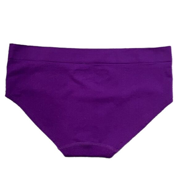 Victorias Secret Seamless Supersoft Hiphugger Hipster thick Panty Purple Large - Picture 2 of 2